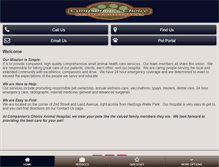 Tablet Screenshot of ccvet.net